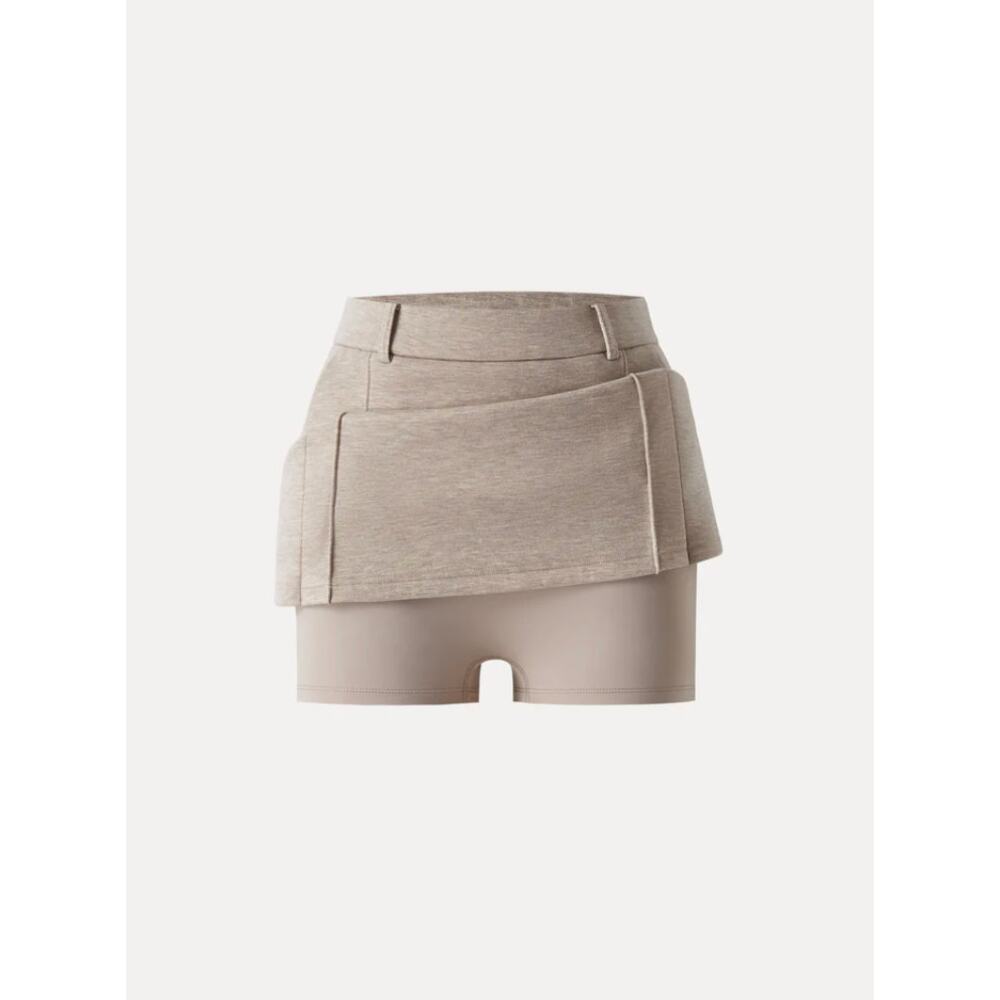 OGL Pleated High Rise A-Line Pull on Skorts with Pockets NWT SIZE L - Picture 2 of 8